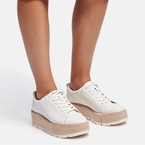 White Dolce Vita Platform Sneakers